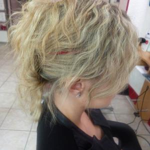 Chignon attaché Hair MS Studio Salon de coiffure Coiffeur Montauban